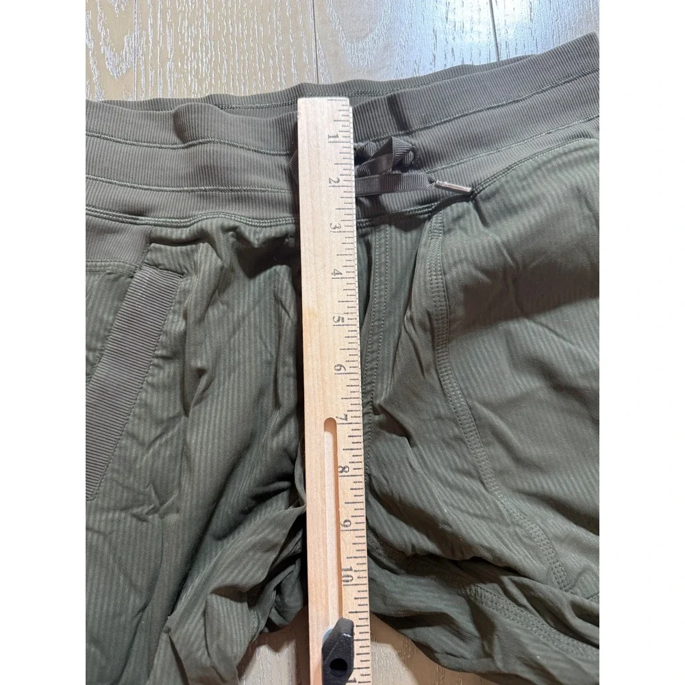 Lululemon Dance Studio Pants Size 4 Olive Green Mid Rise Full Length - Picture 9 of 15